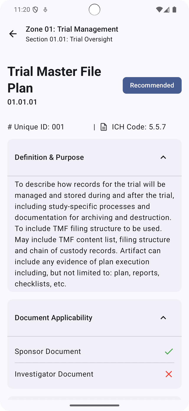 Artifact Details